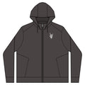 Men's Smooth Fleece Zip Hoodie — Small Skeleton Hand MMS Logo