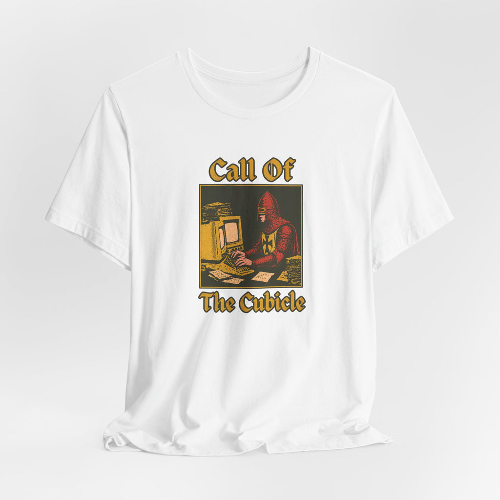 Call Of The Cubicle Geek Humor T-Shirt