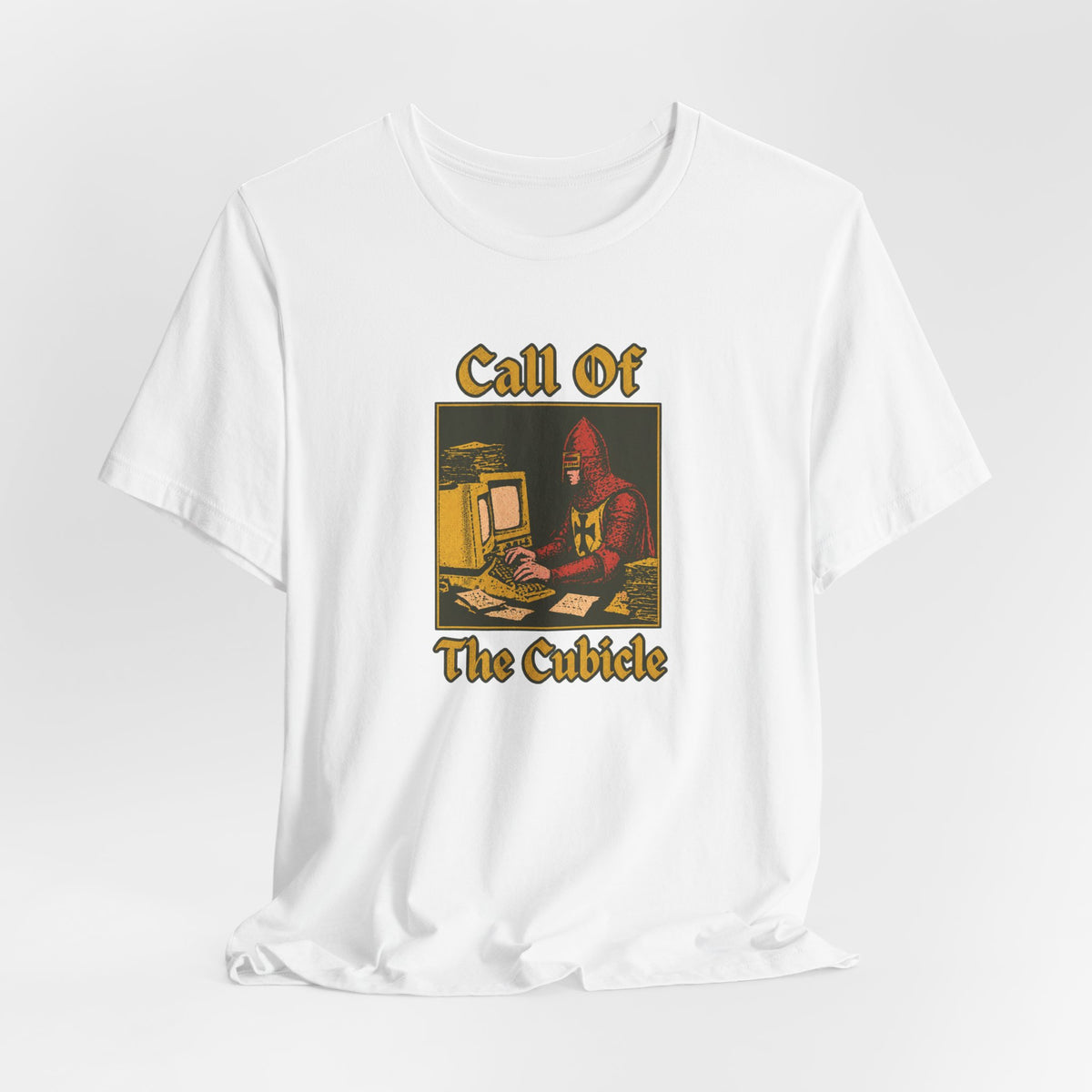 Call Of The Cubicle Geek Humor T-Shirt