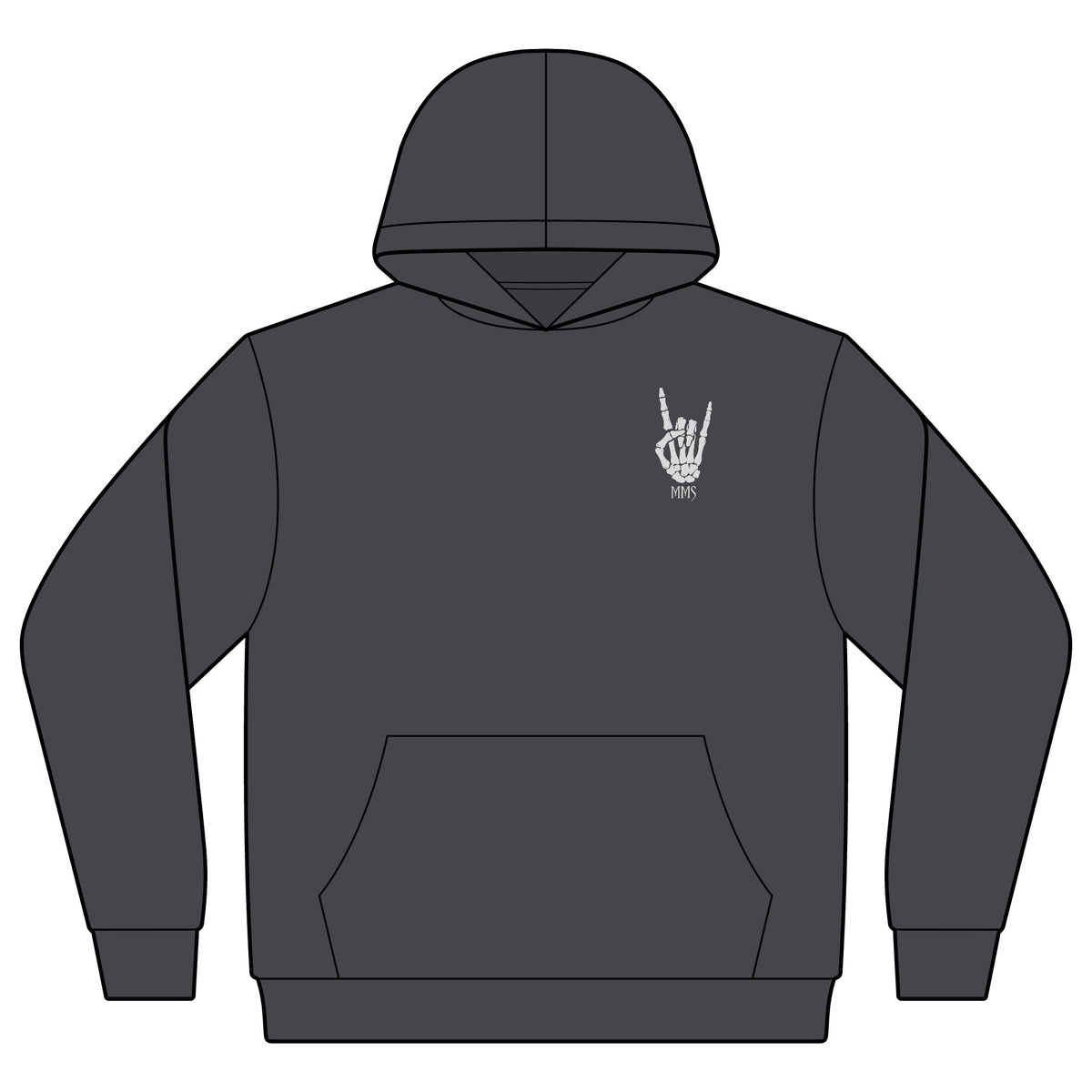 Metal Goat  — Small Chest Graphic, Gothic Streetwear