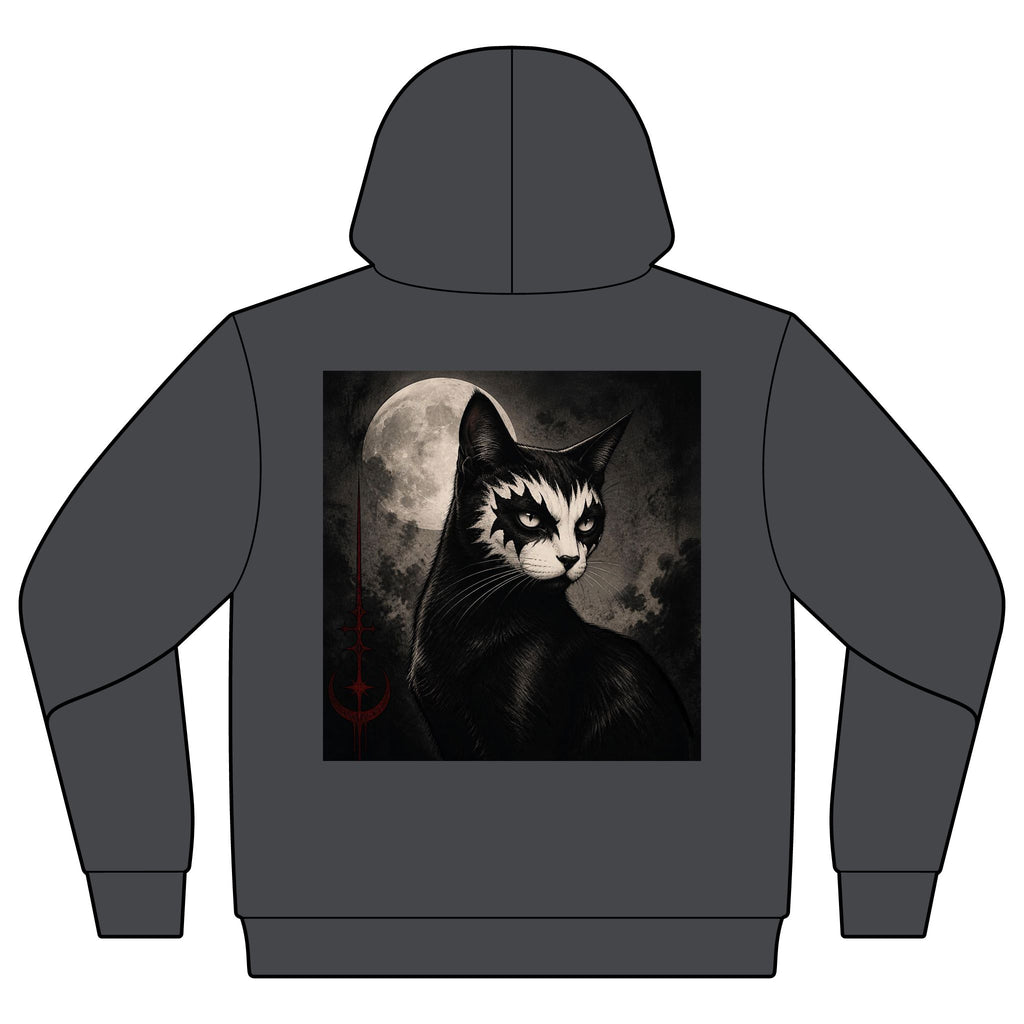 Rock Hand Hoodie — Minimal Skeleton Hand Graphic Pullover