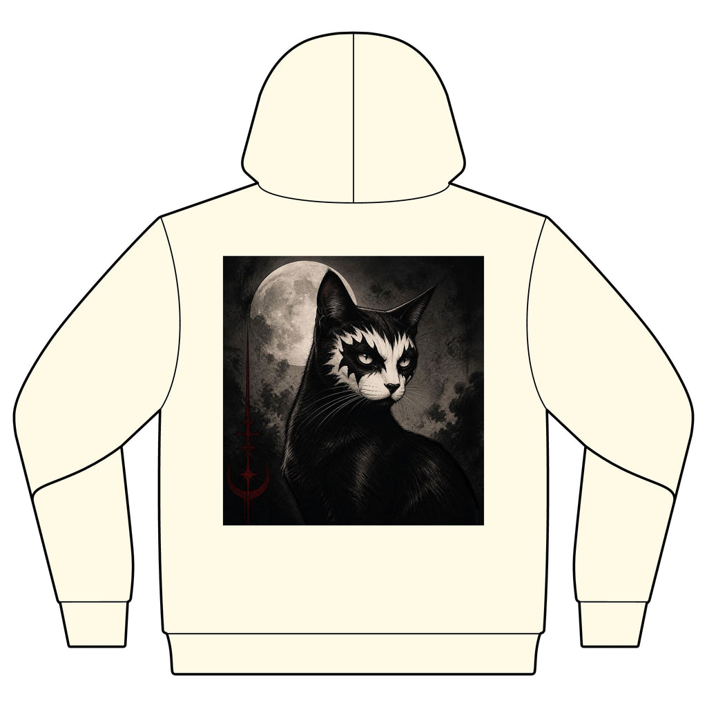 Rock Hand Hoodie — Minimal Skeleton Hand Graphic Pullover