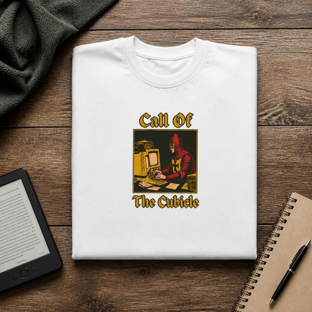 Call Of The Cubicle Geek Humor T-Shirt
