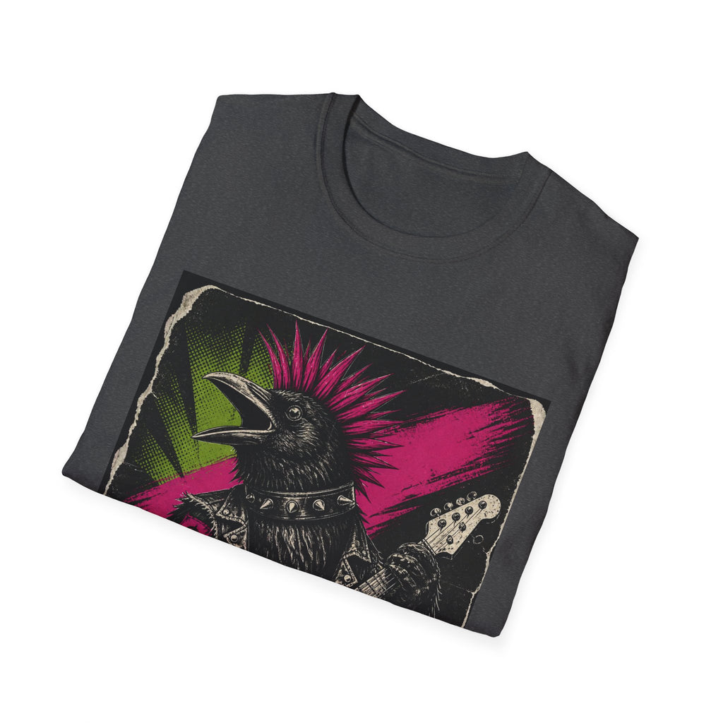 Punky Crowster T‑Shirt — unisex comfortsoft