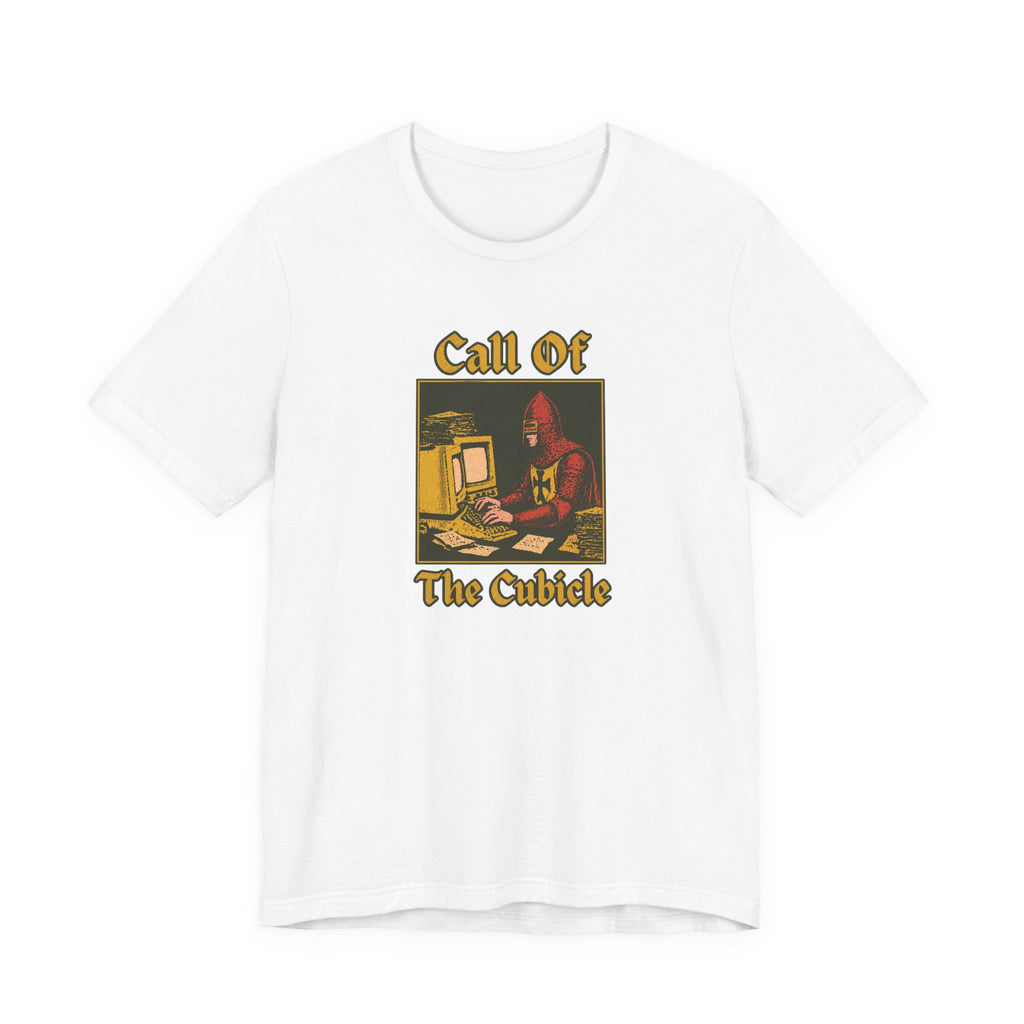 Call Of The Cubicle Geek Humor T-Shirt