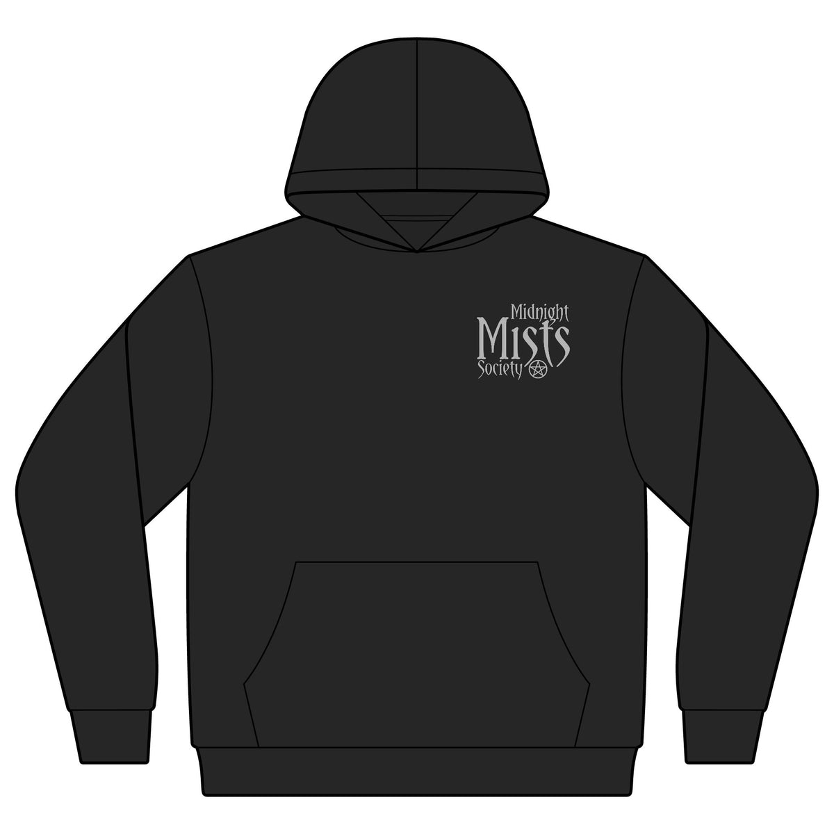 Metal Chicken  — Minimal Chest Graphic Heavy Fleece Hooded Sweatshirt