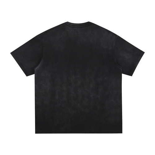 Cemetery Haunts Vintage Washed Hand-Frayed T-Shirt